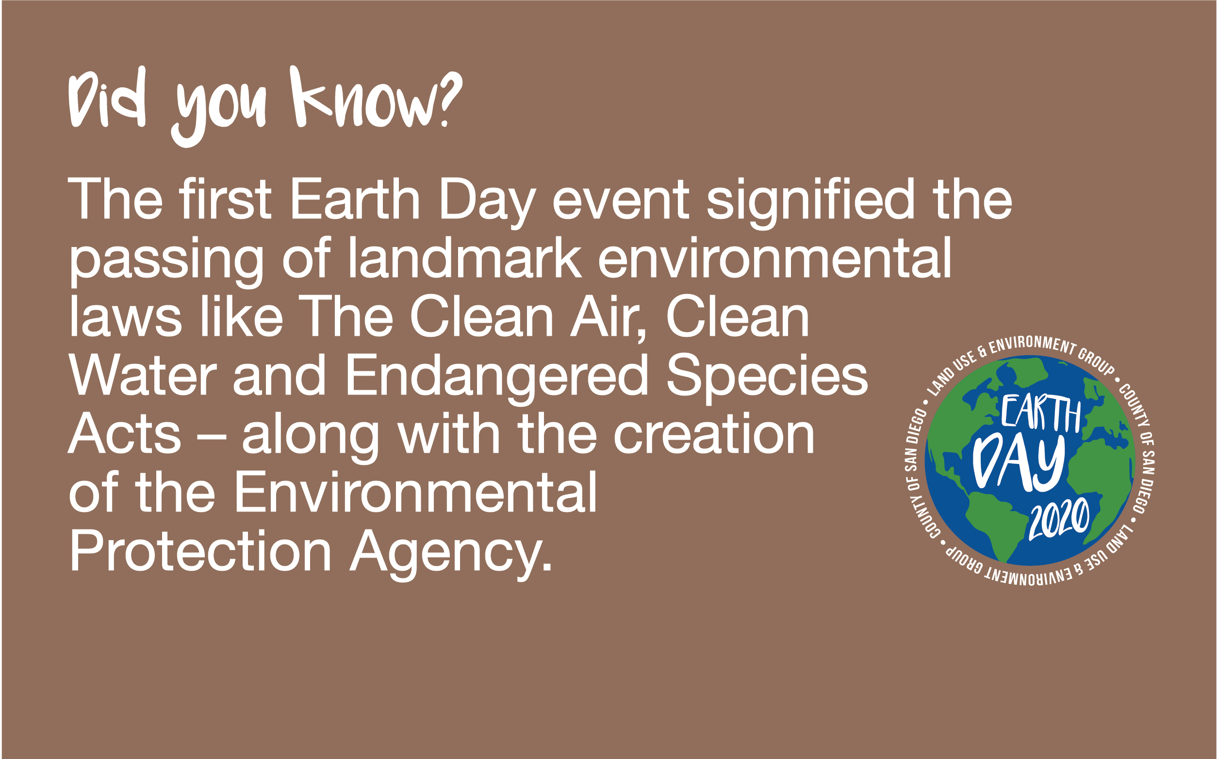 Earth Day 2020